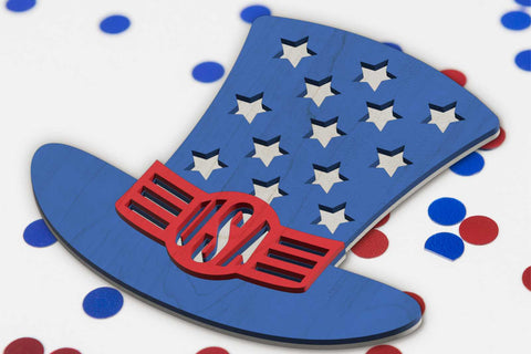 Independence Day SET Decorative Panels SVG LaserCutano 