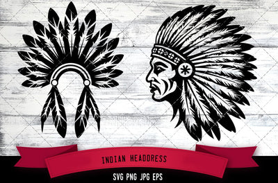 Indian Headdress SVG SVG Loveleen Kaur 