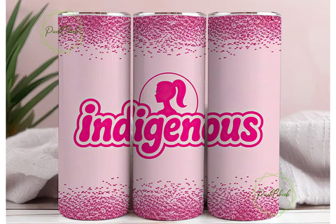 Indigenous Barbie 20oz Tumbler Design Sublimation PixelChick 