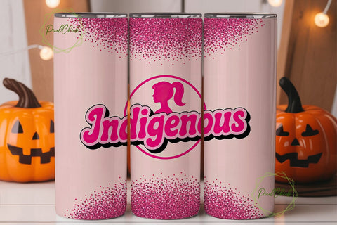 Indigenous Barbie 20oz Tumbler Design Sublimation PixelChick 