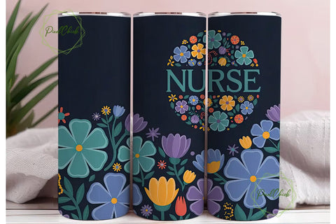 Indigenous Nurse 20oz Tumbler Wrap Sublimation PixelChick 