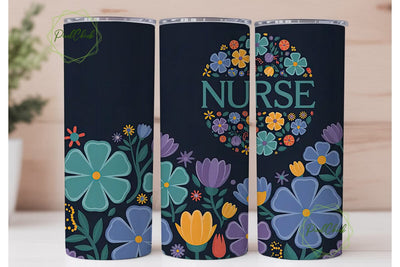 Indigenous Nurse 20oz Tumbler Wrap Sublimation PixelChick 