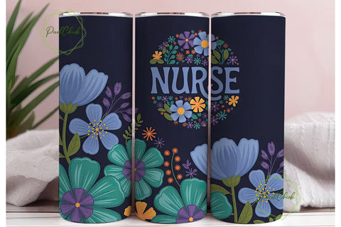 Indigenous Nurse 20oz Tumbler Wrap Sublimation PixelChick 