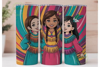Indigenous Women Tumbler Design Sublimation PixelChick 