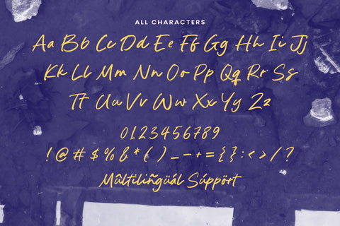 Indigo Hunter - Handbrushed Script Font Font Timur type 