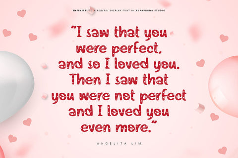 Infinitely - Playful Display Font Font Alpaprana Studio 