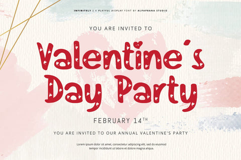 Infinitely - Playful Display Font Font Alpaprana Studio 