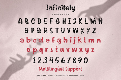 Infinitely - Playful Display Font Font Alpaprana Studio 