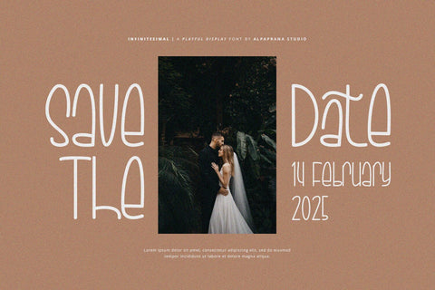 Infinitesimal - Display Font Font Alpaprana Studio 