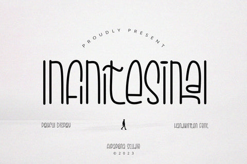 Infinitesimal - Display Font Font Alpaprana Studio 