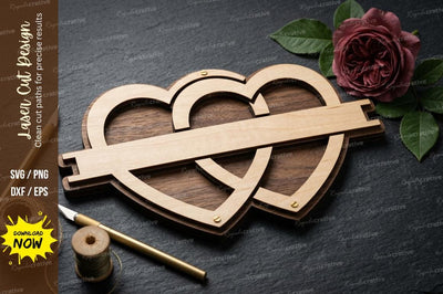 Infinity Heart Name laser Cut svg Cutting file SVG Regulrcrative 