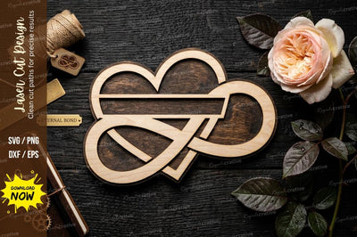 Infinity Love Frame laser Cut svg Cutting file SVG Regulrcrative 