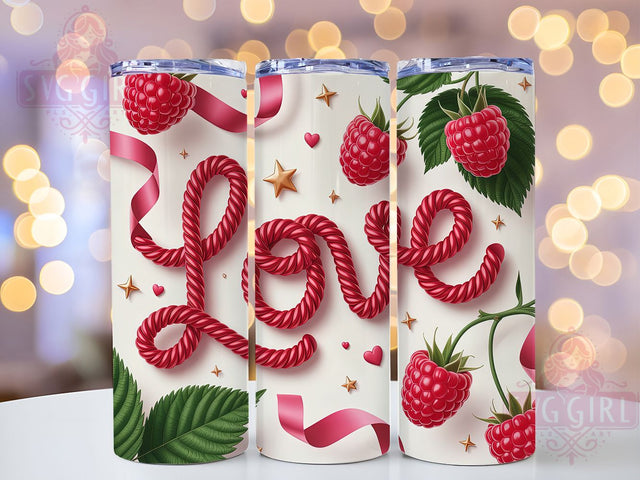 Inflated Heart Valentine Tumbler, Inflated Love, Heart Theme, Romantic Style, Festive Design, 20Oz Tumbler, Sublimation Wrap Sublimation SvggirlplusArt 