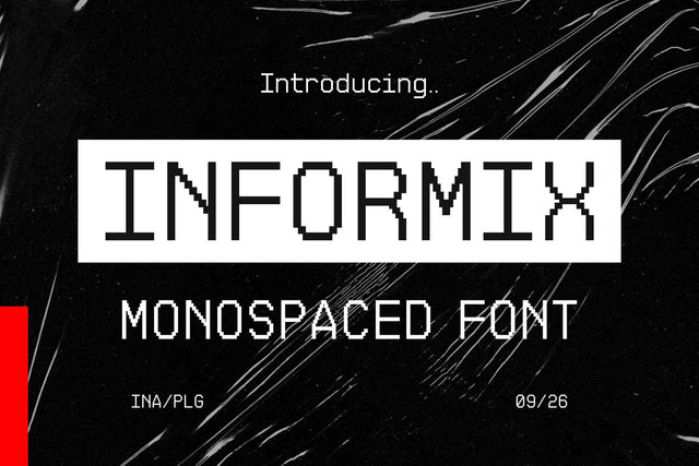 Informix - Monospaced Font Font Arterfak Project 