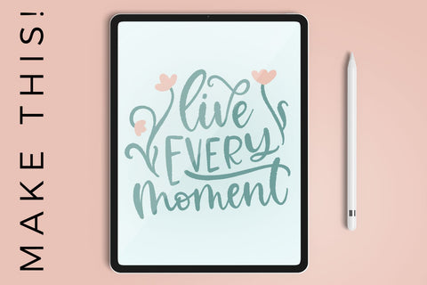 Ink Bleed - Procreate Lettering Brush Digital Pattern Beck McCormick 