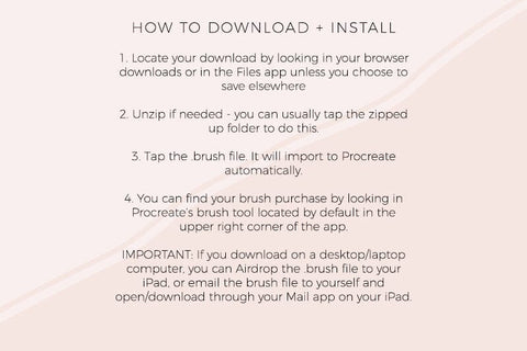 Ink Bleed - Procreate Lettering Brush Digital Pattern Beck McCormick 