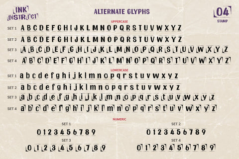 Ink District Font BB Digital Arts 