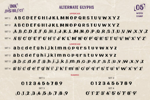 Ink District Font BB Digital Arts 