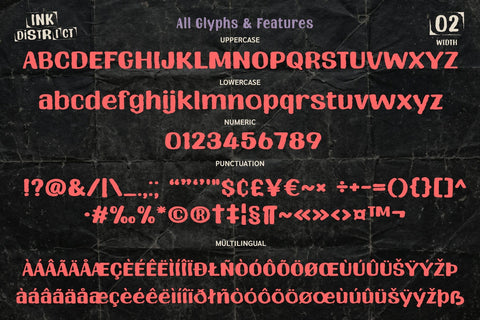 Ink District Font BB Digital Arts 