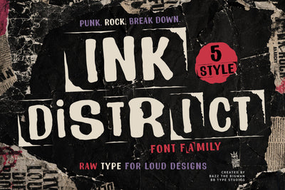 Ink District Font BB Digital Arts 