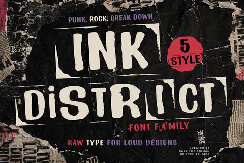 Ink District Font BB Digital Arts 
