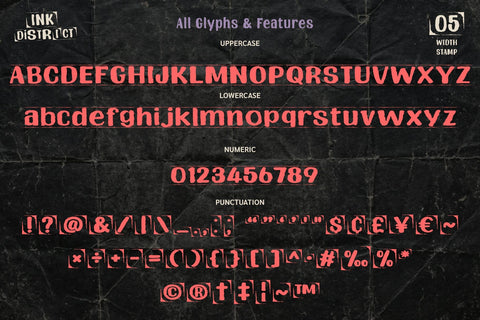 Ink District Font BB Digital Arts 