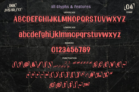 Ink District Font BB Digital Arts 