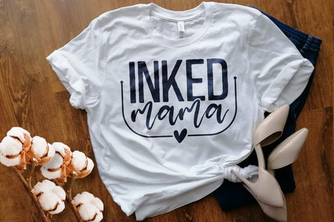 Inked Mama Svg Png Files, Mom life svg, Tattoo Svg, Funny Mom Svg, Mothers Day Svg, Boss Mama Svg, Strong Woman Svg SVG DesignDestine 