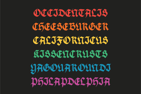 Inkspell Hand-Lettered Blackletter Font Font FontDuo 