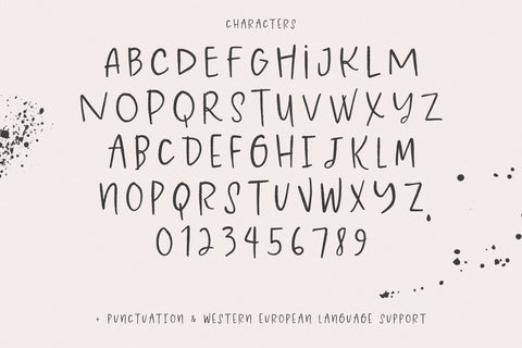 Inkspill Script and Sans Duo Font Beck McCormick 