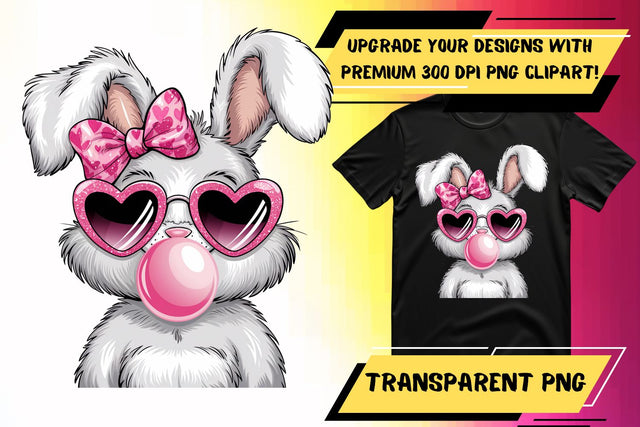 Innovative PNG files, great for sublimation , Cute Easter Sublimation HoodArtCraft 