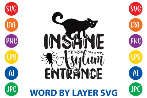 Insane Asylum Entrance SVG Rafiqul20606 