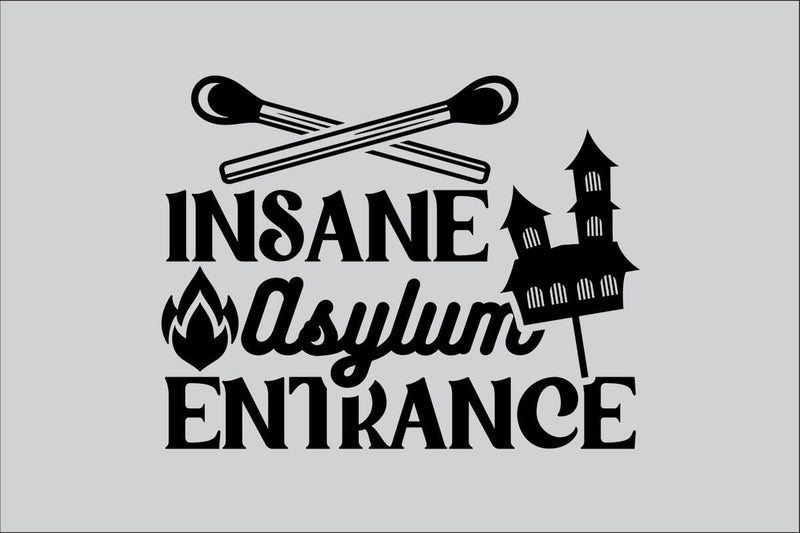 Insane Asylum Entrance SVG Rafiqul20606 