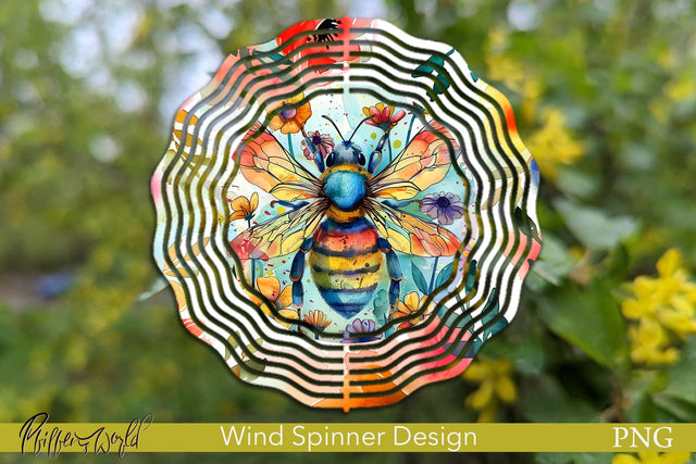 Insects Wind Spinner | Bee Sublimation Pfiffen's World 