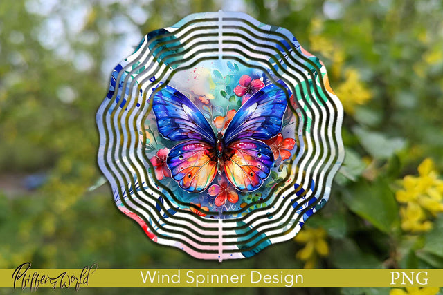Insects Wind Spinner | Butterfly Sublimation Pfiffen's World 