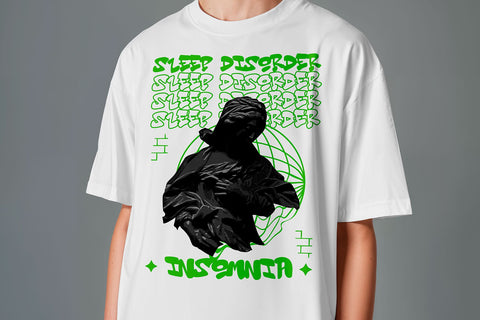 Insomnia Y2K Street Style Graffiti Design SVG Mozzatype 