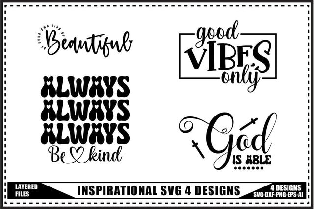 Inspiration Svg 4 Designs, Self Love Inspiration Svg SVG shah alam 