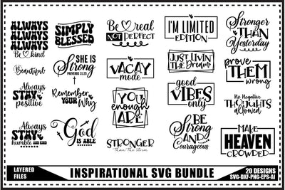 Inspiration Svg Bundle, Self Love Inspiration Svg SVG shah alam 