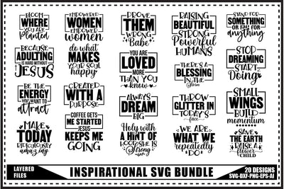 Inspiration Svg Bundle SVG shah alam 
