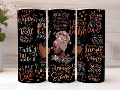 Inspirational 20oz Tumbler Png, Straight & Tapered Tumbler Png, Live Your Dreams Tumbler Png, Digital Download PNG Sublimation Lara' s Designs 