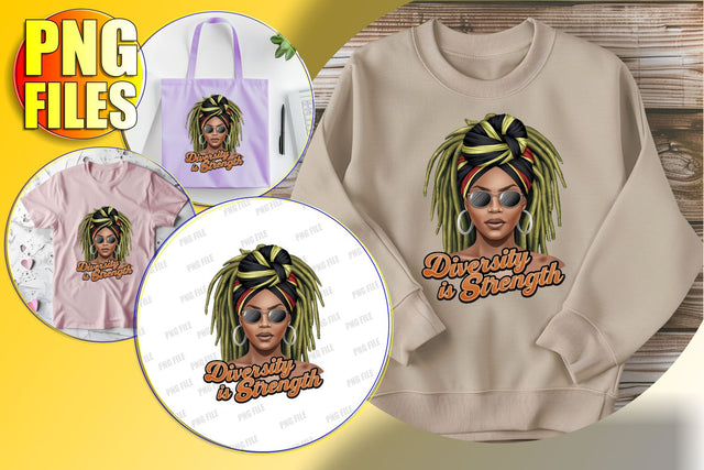 Inspirational Afro Woman Sublimation Art Sublimation afrosvg 