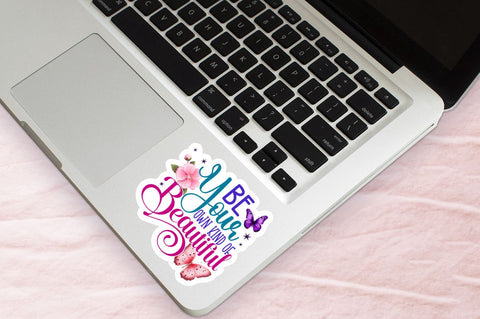 Inspirational and Motivational Sticker Bundle Sublimation Regulrcrative 