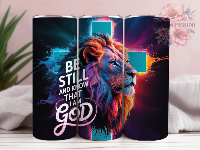 Inspirational Be Still and Know Tumbler, Be Still And Know Tumbler, Christian Bible Verse Wrap, Religious Quote Wrap, Spiritual GOD Wrap, Sublimation Design, Trendy Gift Idea Sublimation Li Zamperini 