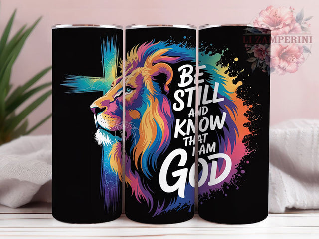 Inspirational Be Still and Know Tumbler, Be Still And Know Tumbler, Christian Bible Verse Wrap, Religious Quote Wrap, Spiritual GOD Wrap, Sublimation Design, Trendy Gift Idea Sublimation Li Zamperini 