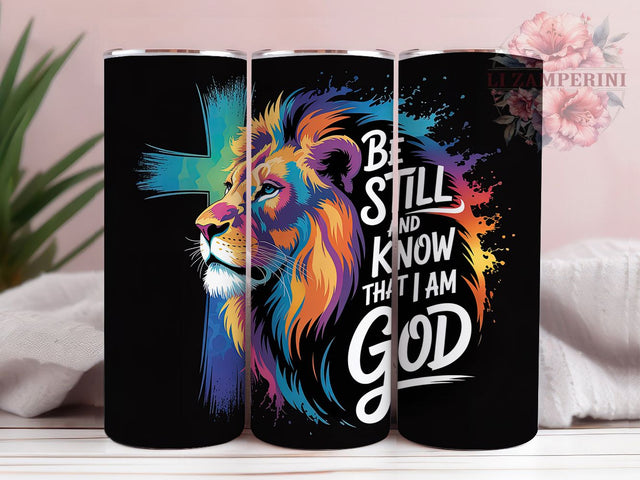 Inspirational Be Still and Know Tumbler, Be Still And Know Tumbler, Christian Bible Verse Wrap, Religious Quote Wrap, Spiritual GOD Wrap, Sublimation Design, Trendy Gift Idea Sublimation Li Zamperini 