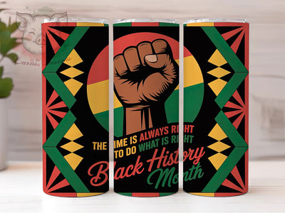 Inspirational Black History Tumbler, Inspirational Quote Wrap, African American Pride Cup, 20oz Sublimation Wrap, Cultural Heritage Tumbler, Afrocentric Empowerment Cup, Strong Black Identity Wrap Sublimation Lara' s Designs 