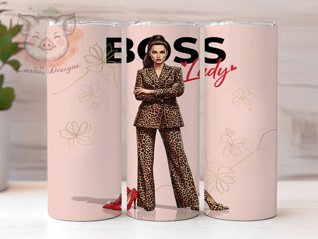 Inspirational Boss Lady Tumbler, Strong Women Tumbler, Inspirational 20oz Wrap, Sublimation Design, Empowerment Gift Idea, Feminine Power Wrap, Motivational Women Tumbler Sublimation Lara' s Designs 