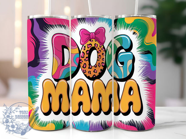 Inspirational Dog Mama Tumbler Wrap, Pet Lover Cup, Affirmation Tumbler Wrap, Dog Mom Gift, 20oz Skinny Tumbler, Inspirational Dog Design, Sublimation Pet Wrap Sublimation ToriDesigns 