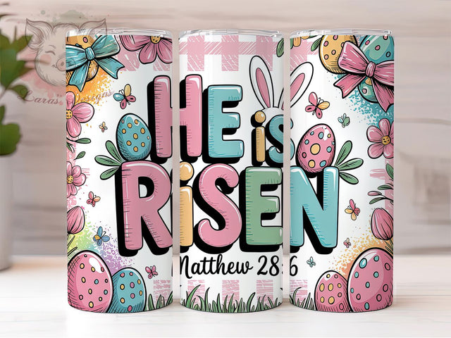 Inspirational Easter Faith Christian Tumbler, Christian Tumbler, 20oz Sublimation Design, Easter Faith Tumbler, Religious Tumbler Wrap, Inspirational Christian Wrap, Faith Based Tumbler Sublimation Lara' s Designs 
