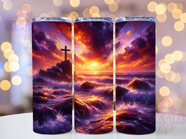 Inspirational Faith Christian Tumbler, Faith Tumbler, Stylish 20oz Wrap, Sublimation Design, Trendy Gift Idea, Religious Wrap, Inspirational Tumbler Sublimation SvggirlplusArt 